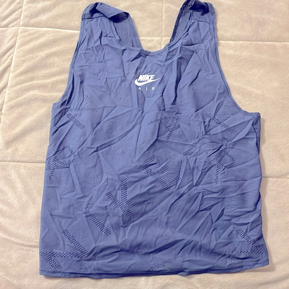 Nike mesh purple workout top small